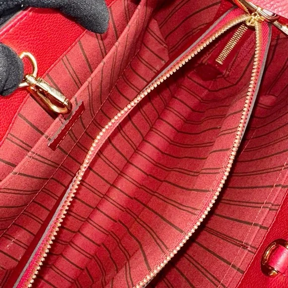 Louis Vuitton Montaigne MM Empreinte Cerise Bag, Wallet & Scarf BUNDLE โฅ๏ธ - Picture 11 of 16